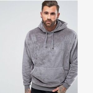 NEVER WORN MEN S FLEECE HOODIE